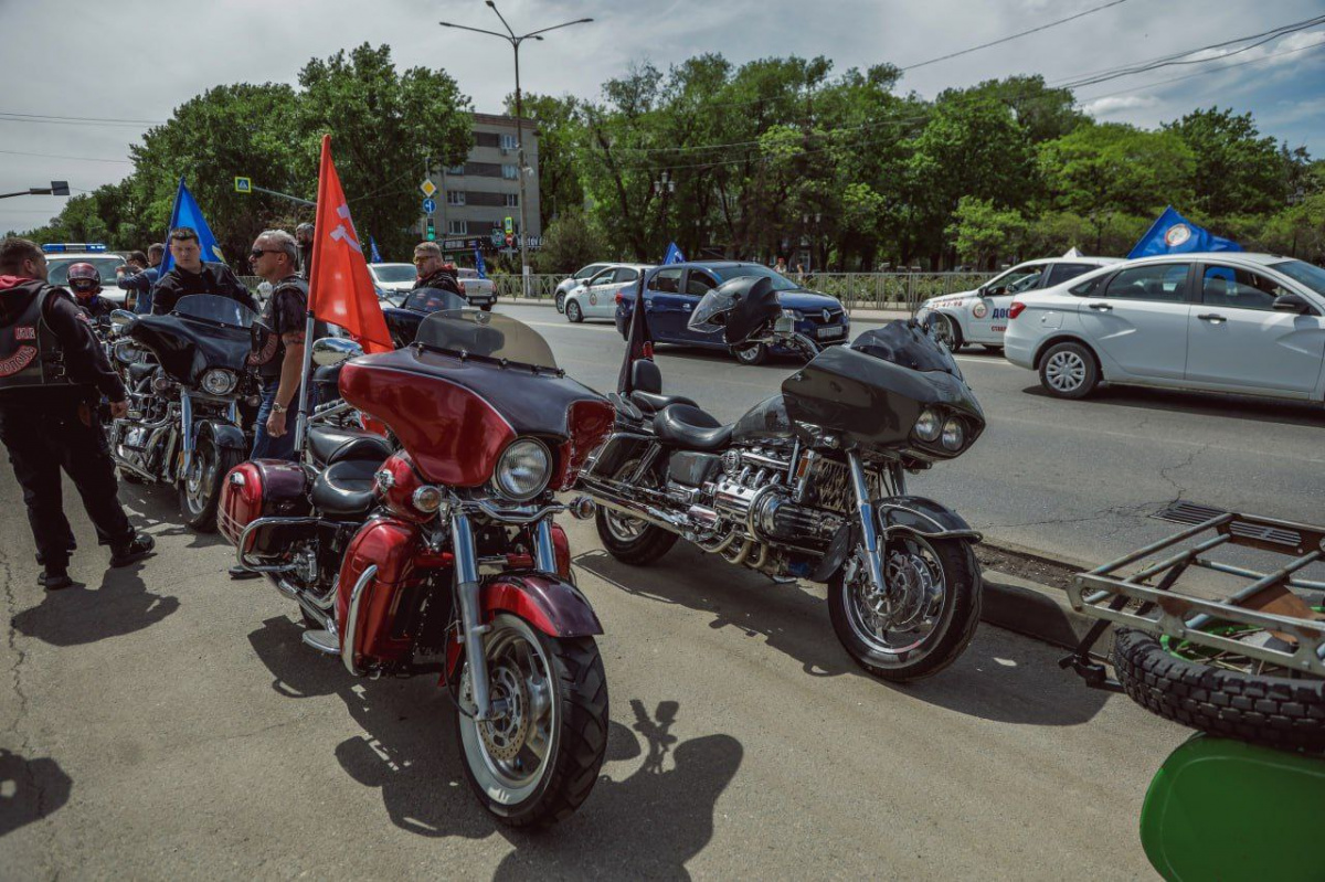 В Невинномысске состоялась встреча с участниками автопробега, посвященного  Дню Победы | Nevworker